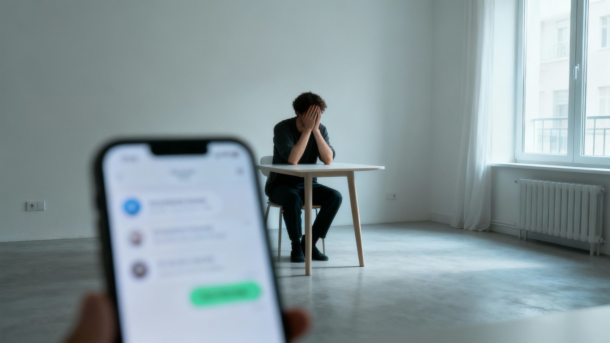 A person's face being scanned by digital lines, representing facial recognition technology and privacy concerns.