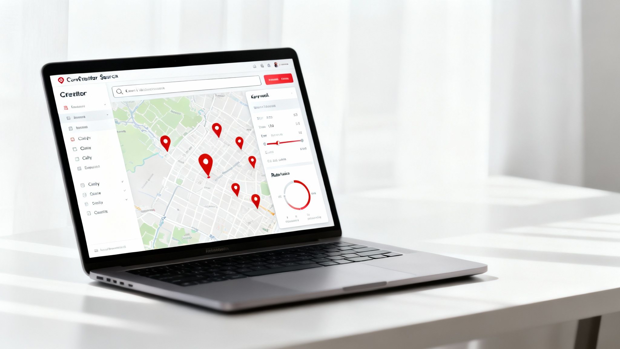 Fanclan Location Filter Interface
