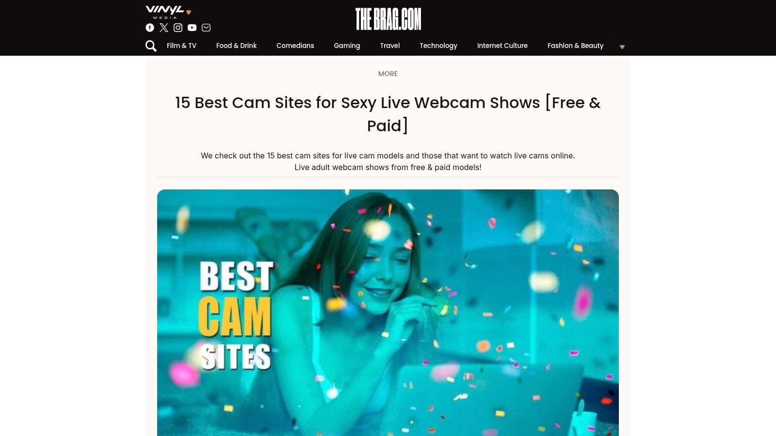 The Brag's Best Cam Sites
