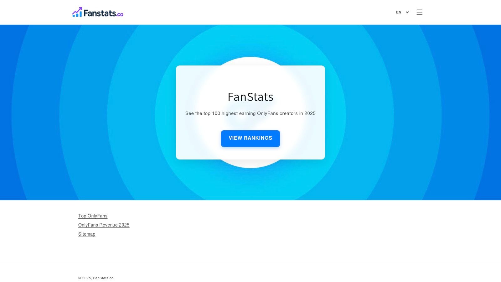 FanStats Top OnlyFans Creators (rankings and profile links)