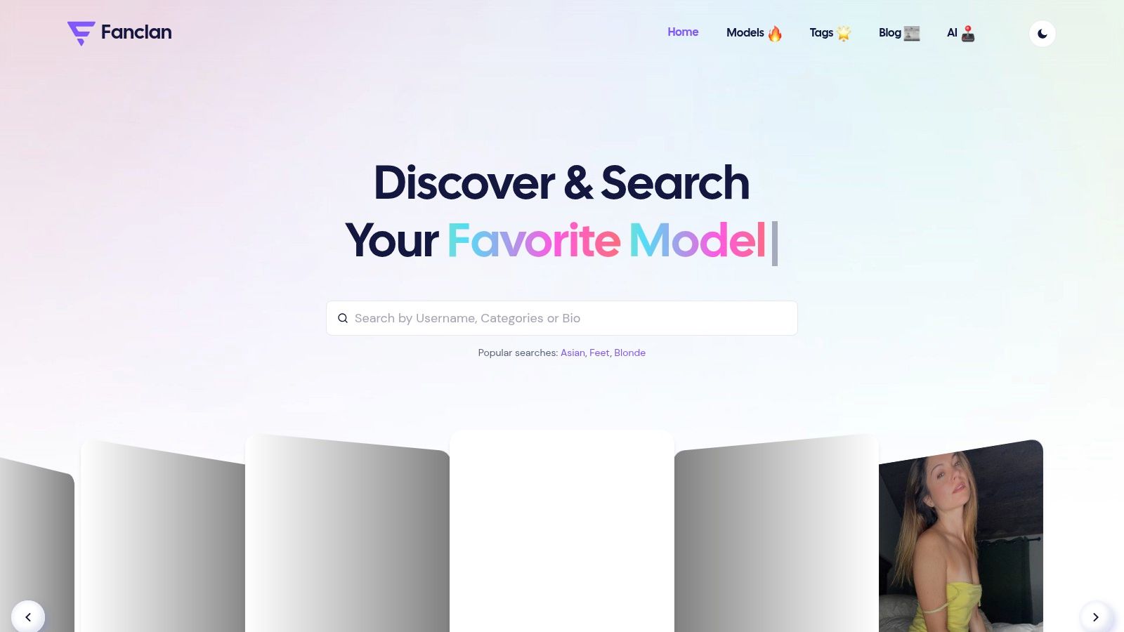 Fanclan: The Ultimate AI-Powered Discovery Hub for Cam Models