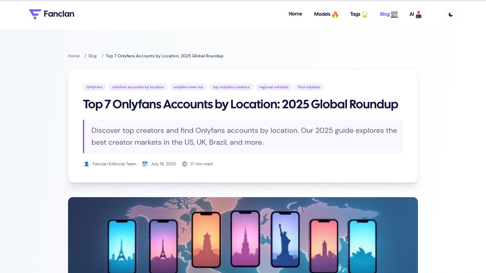 Top 7 Onlyfans Accounts By Location 2025 Global Roundup