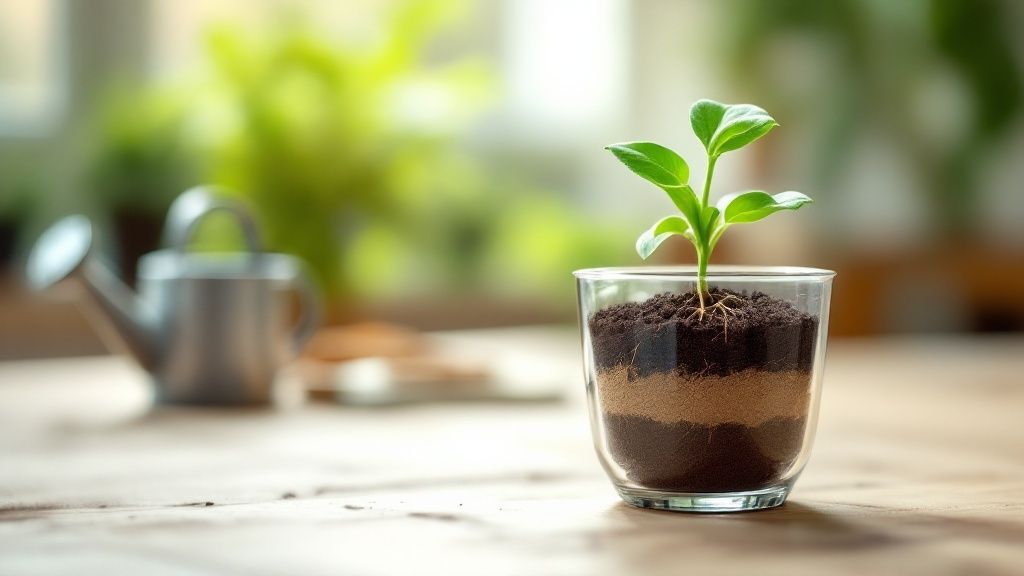 Jardinage pédagogique en classe