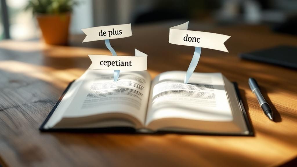 Mots de Liaison (Connecting Words/Discourse Markers)