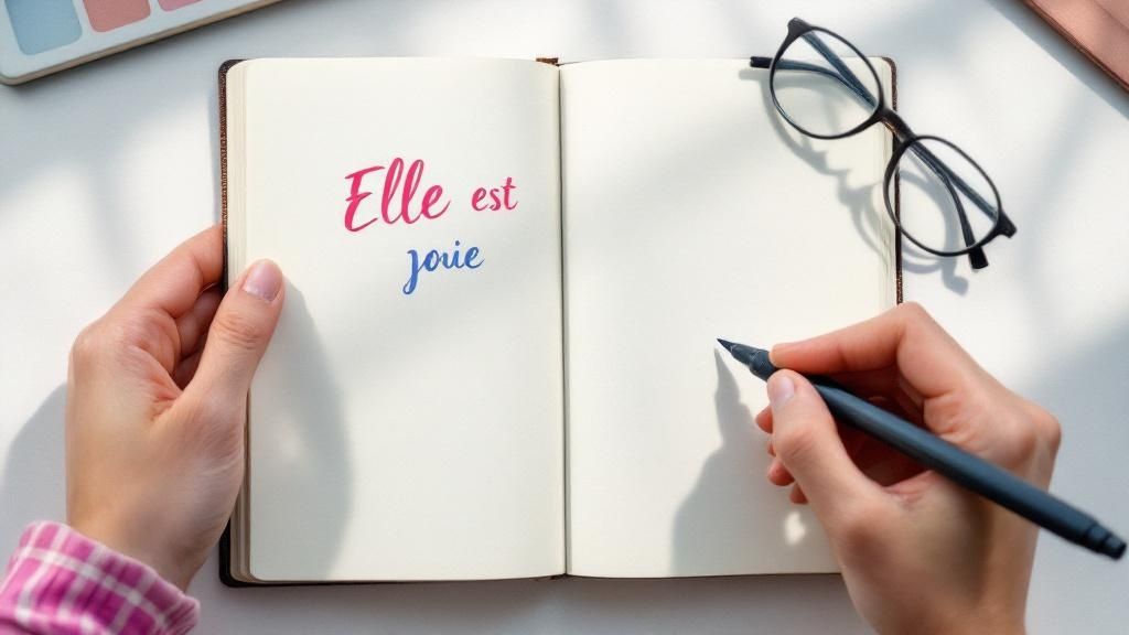 1. L'accord avec l'auxiliaire 'être' : la règle de base