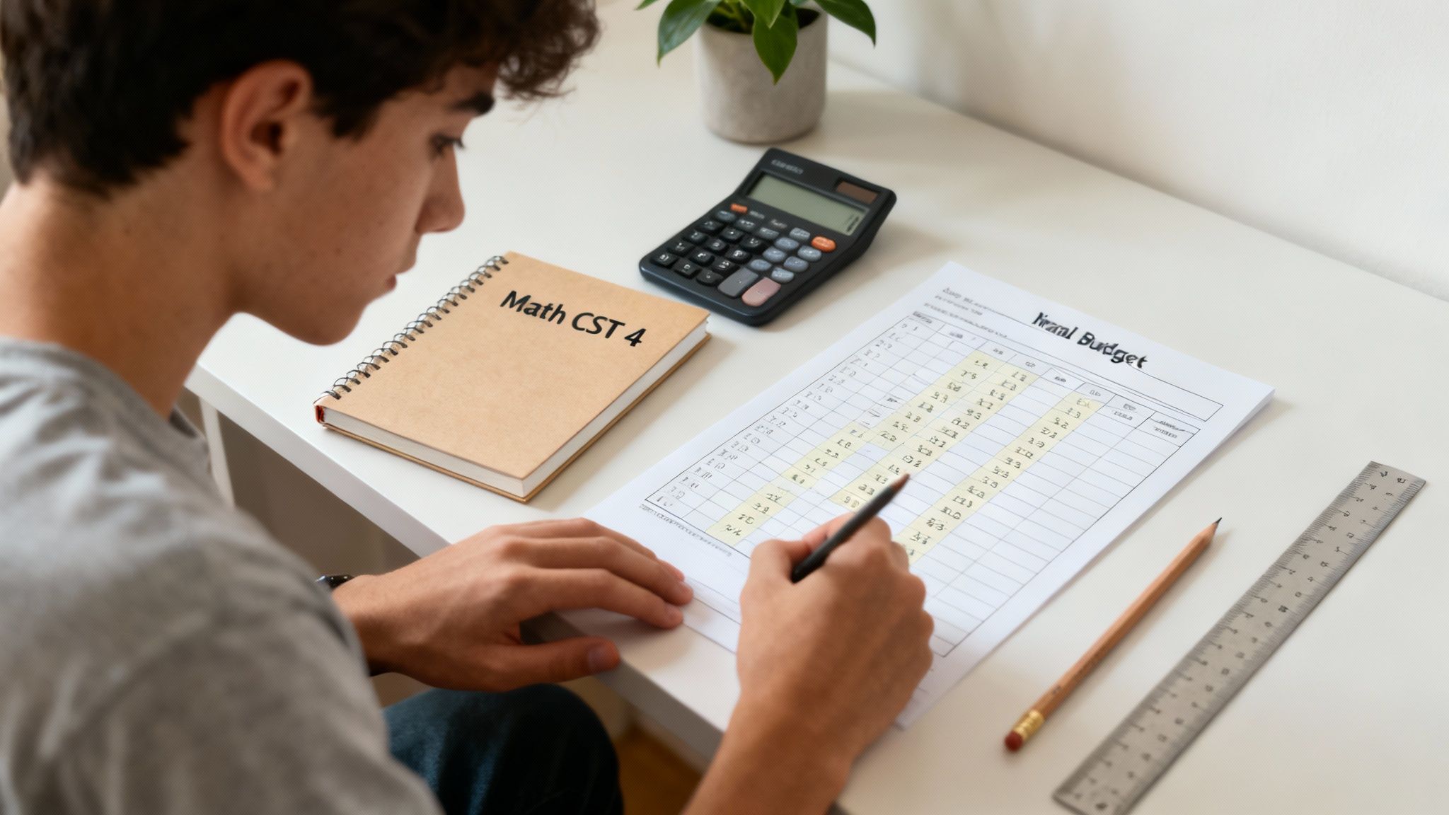 Élèves étudiant les mathématiques dans une salle de classe