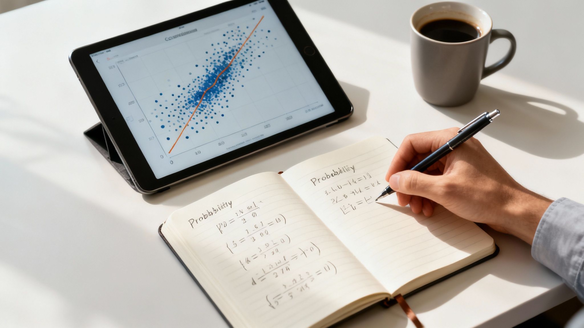 Personnes analysant des graphiques sur un écran transparent
