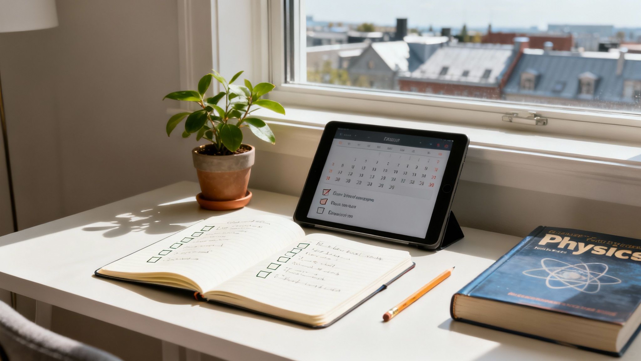 Un parent et son enfant discutent des progrès scolaires avec un tuteur