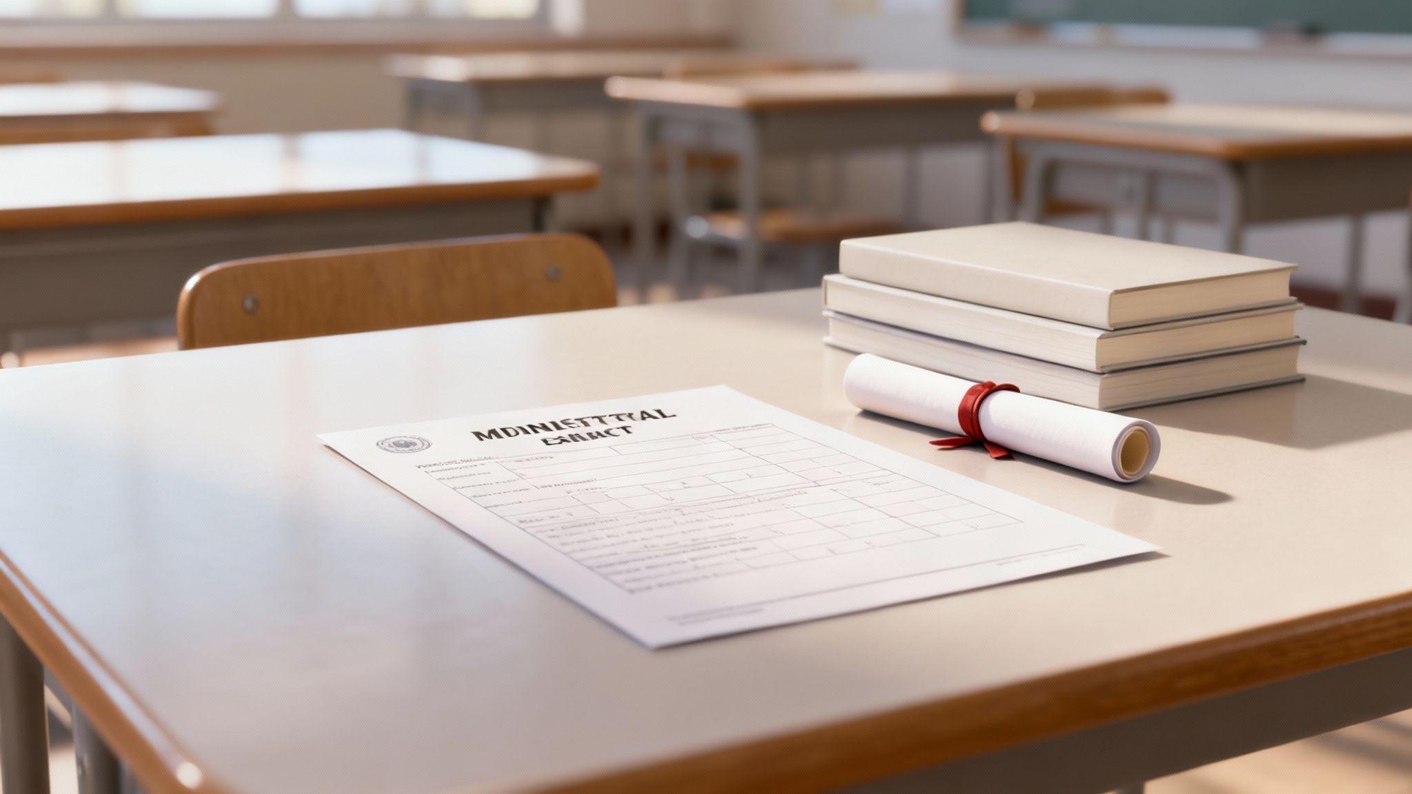 Élèves concentrés passant un examen dans une salle de classe.