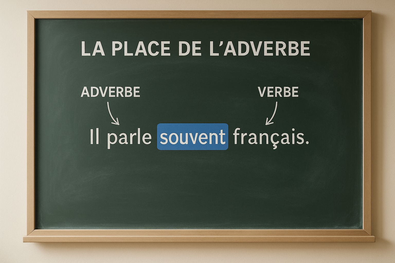 Infographic about c est quoi un adverbe