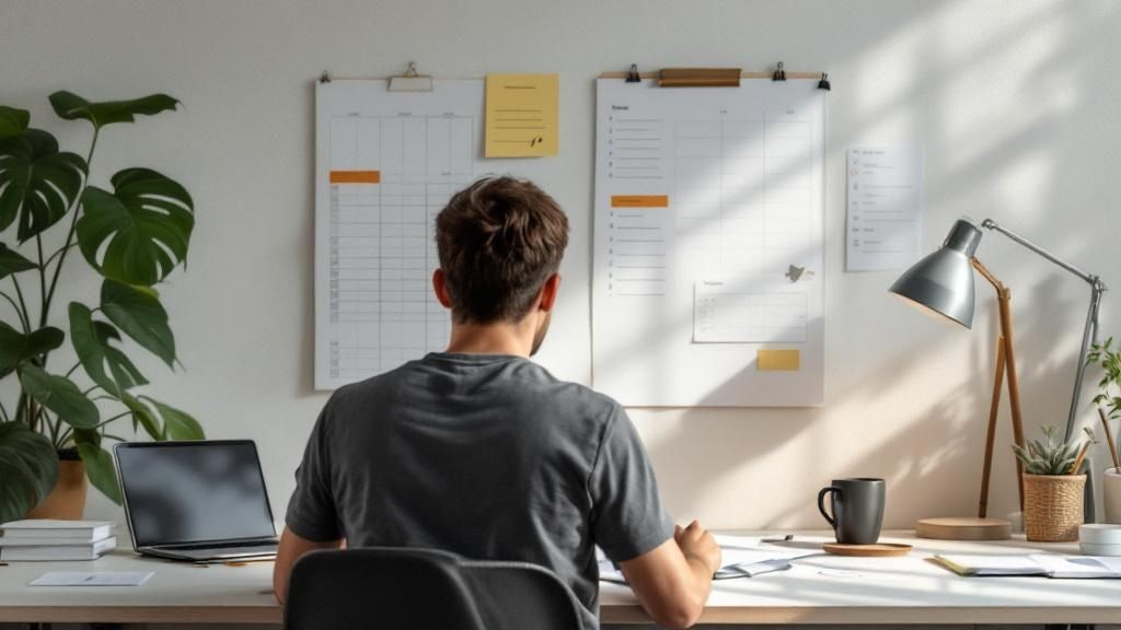 Un espace de travail minimaliste