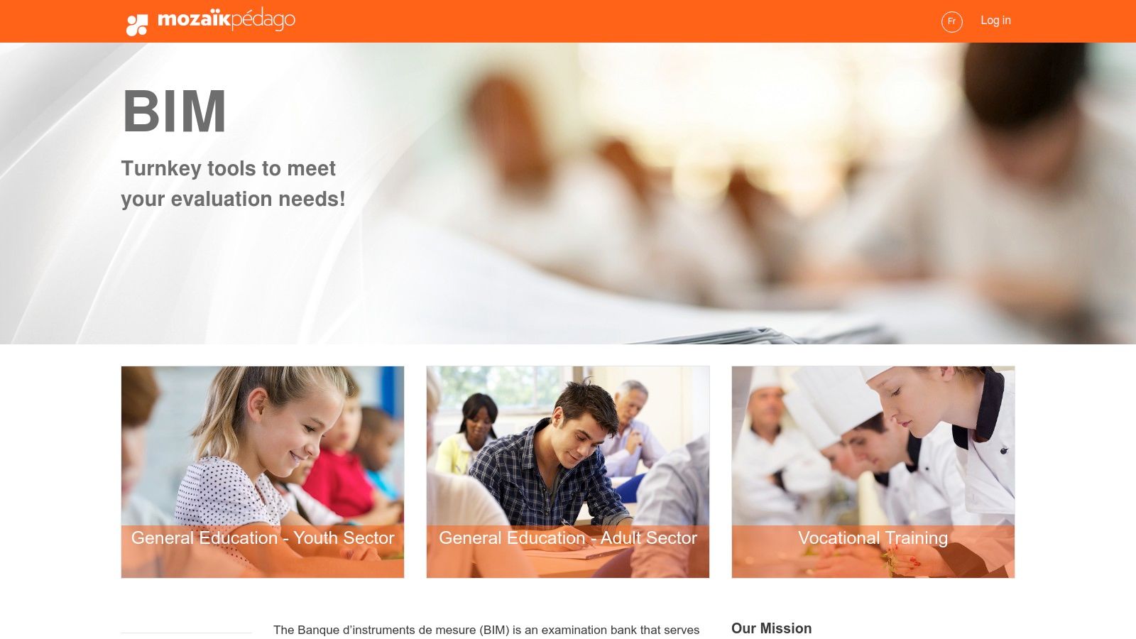 BIM – Banque d’instruments de mesure (GRICS)