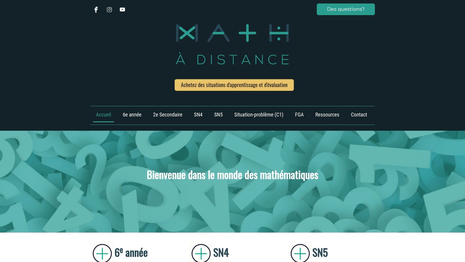 Math à distance
