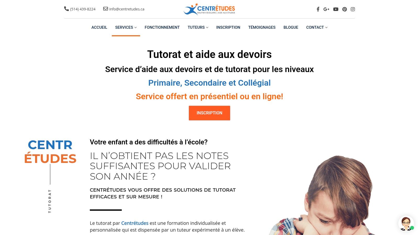 Tutorat – Tuteurs expérimentés en toute matière à Montréal et à Laval