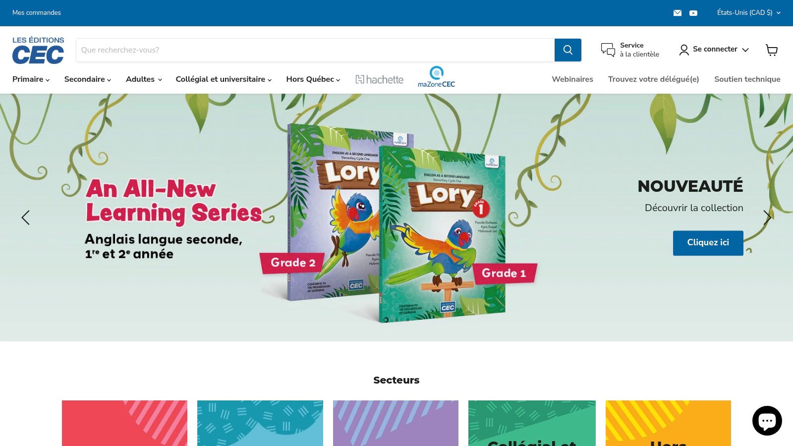 Les Éditions CEC – Panoramath / Horizon