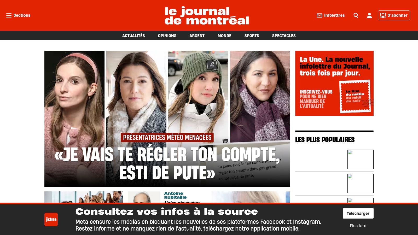 Journal de Montréal – Palmarès des écoles secondaires