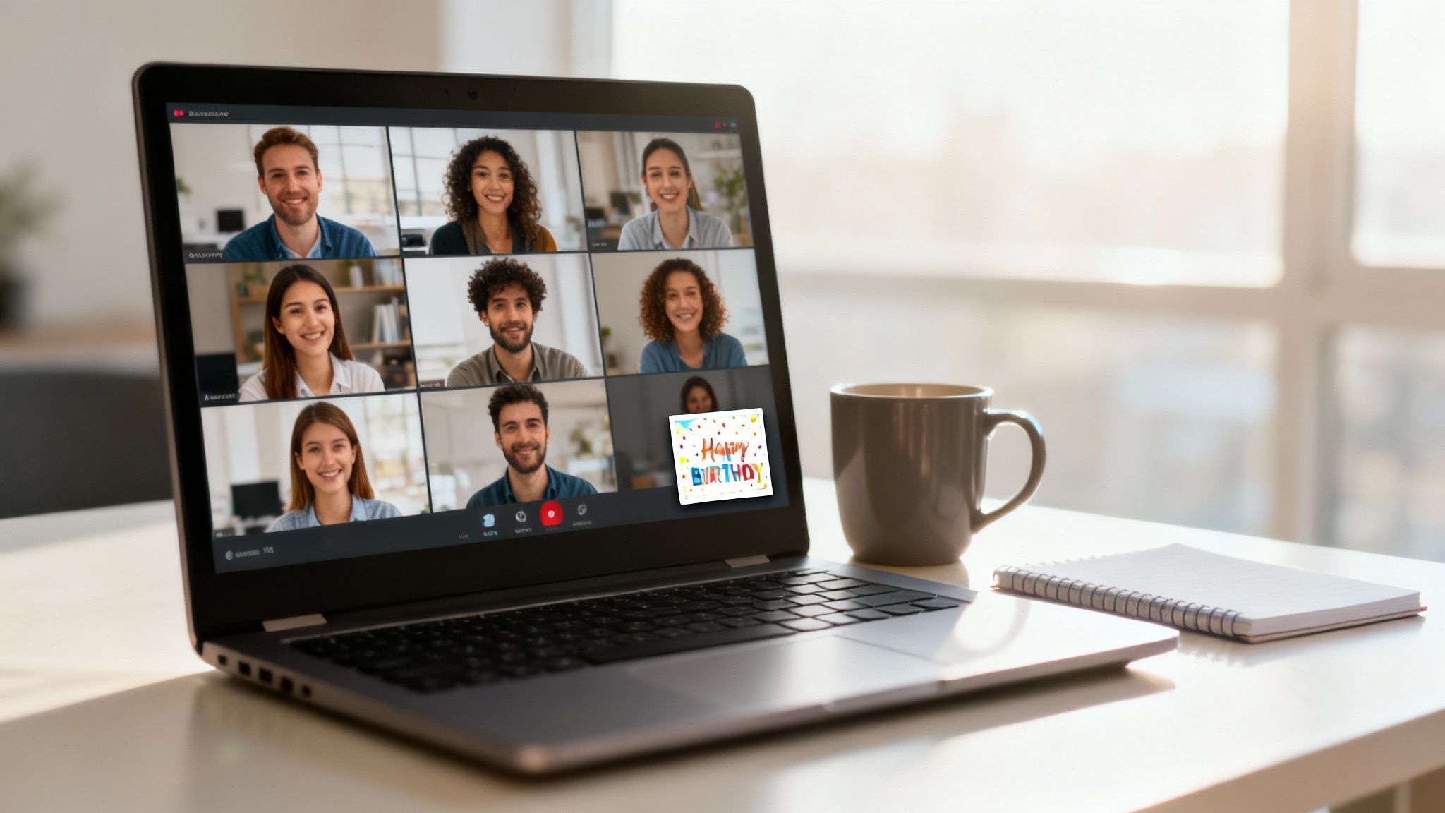 Remote or Distributed Team Birthday Message