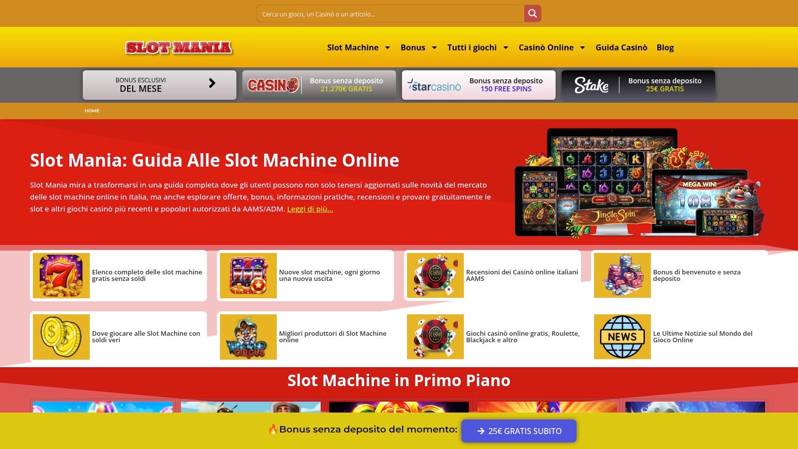 Slot Mania: Il tuo hub centrale per le slot gratis in Italia (La Nostra Piattaforma)