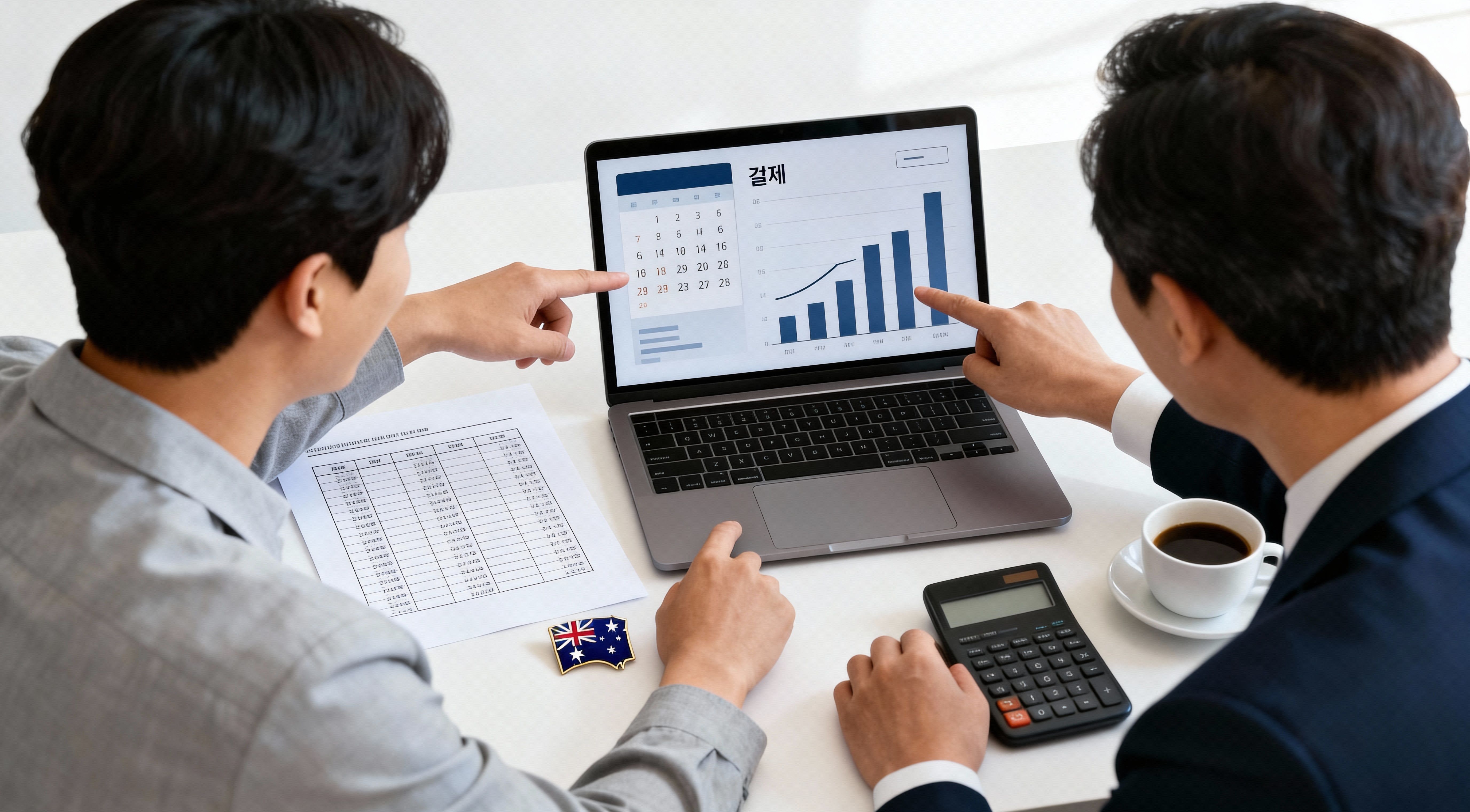 ATO payment plan을 검토하며 호주 세금 분납 신청 방법과 2025년 변경사항을 분석하는 회계 전문가 모습