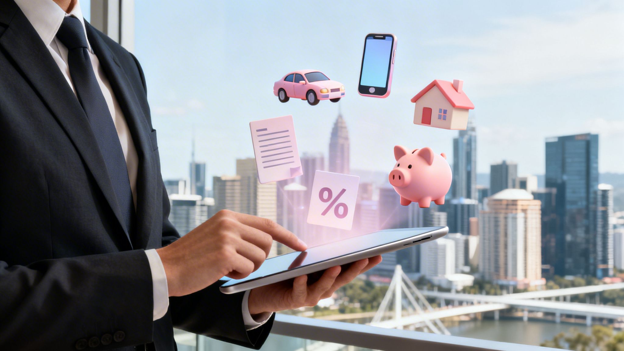 2025–26 회계연도 호주 사업주를 위한 Salary Sacrifice와 FBT(Fringe Benefits Tax) 절세 전략을 설명하는 재무 상담 이미지