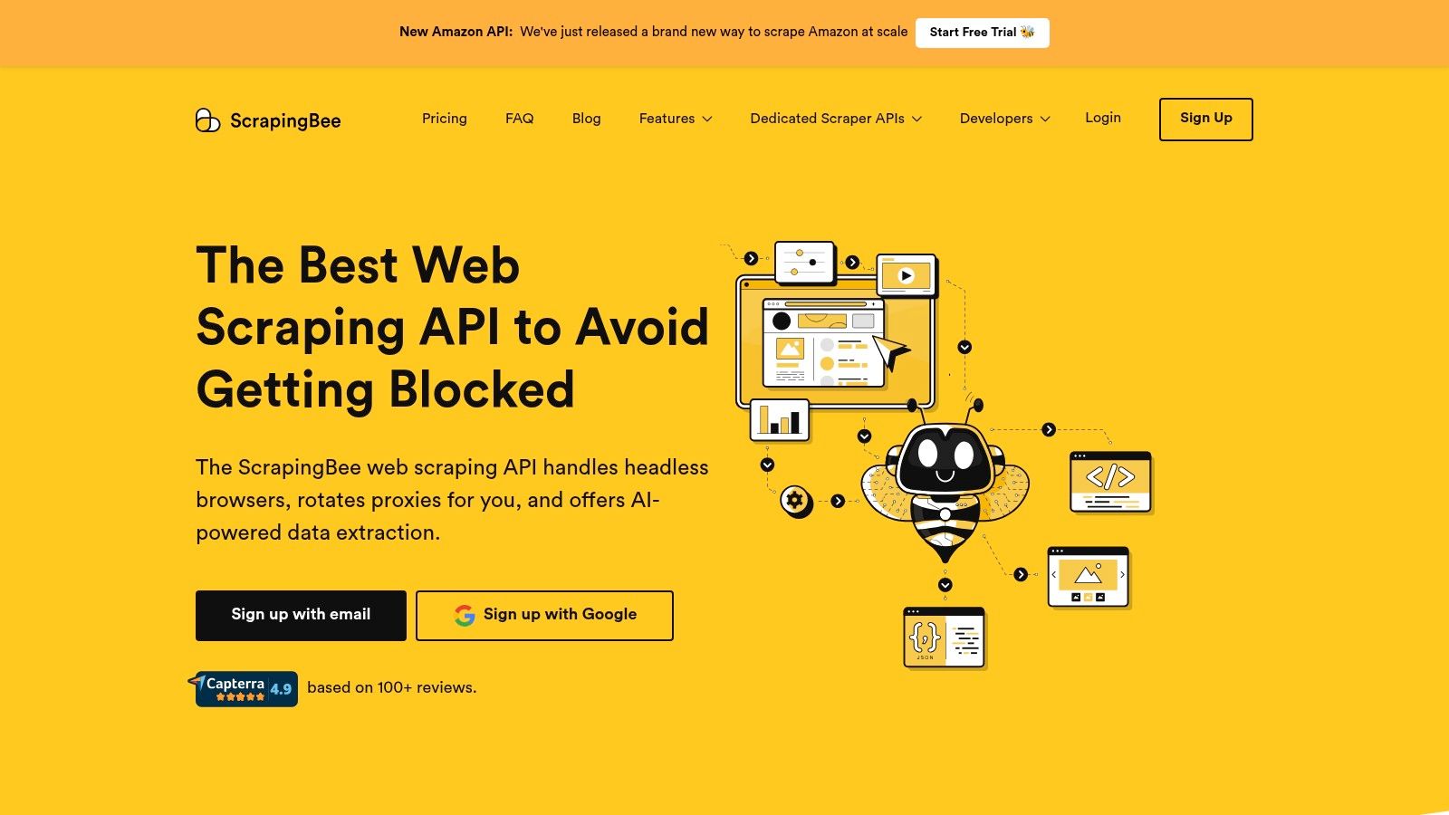 ScrapingBee (Web Scraping API)