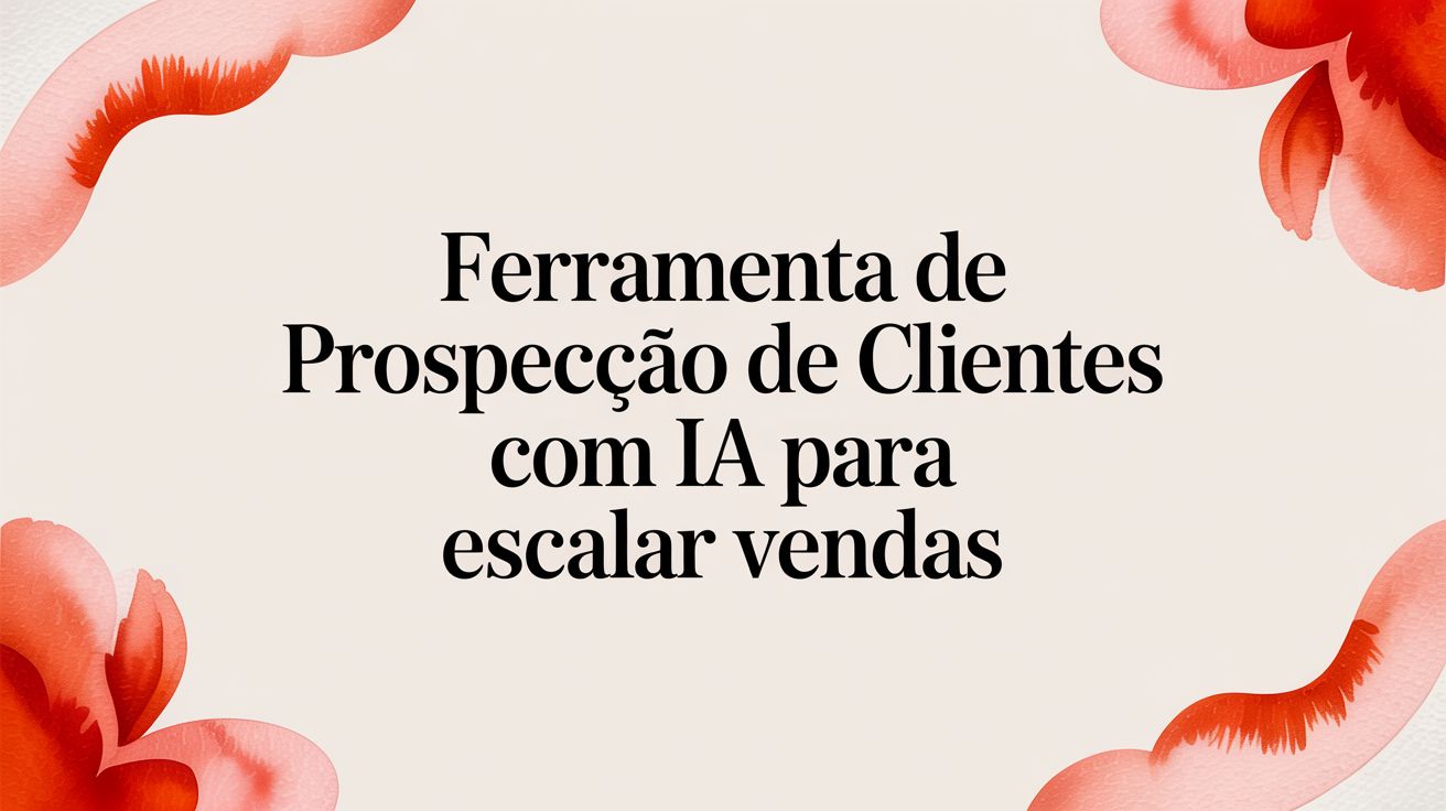 Client prospecting tool watercolor