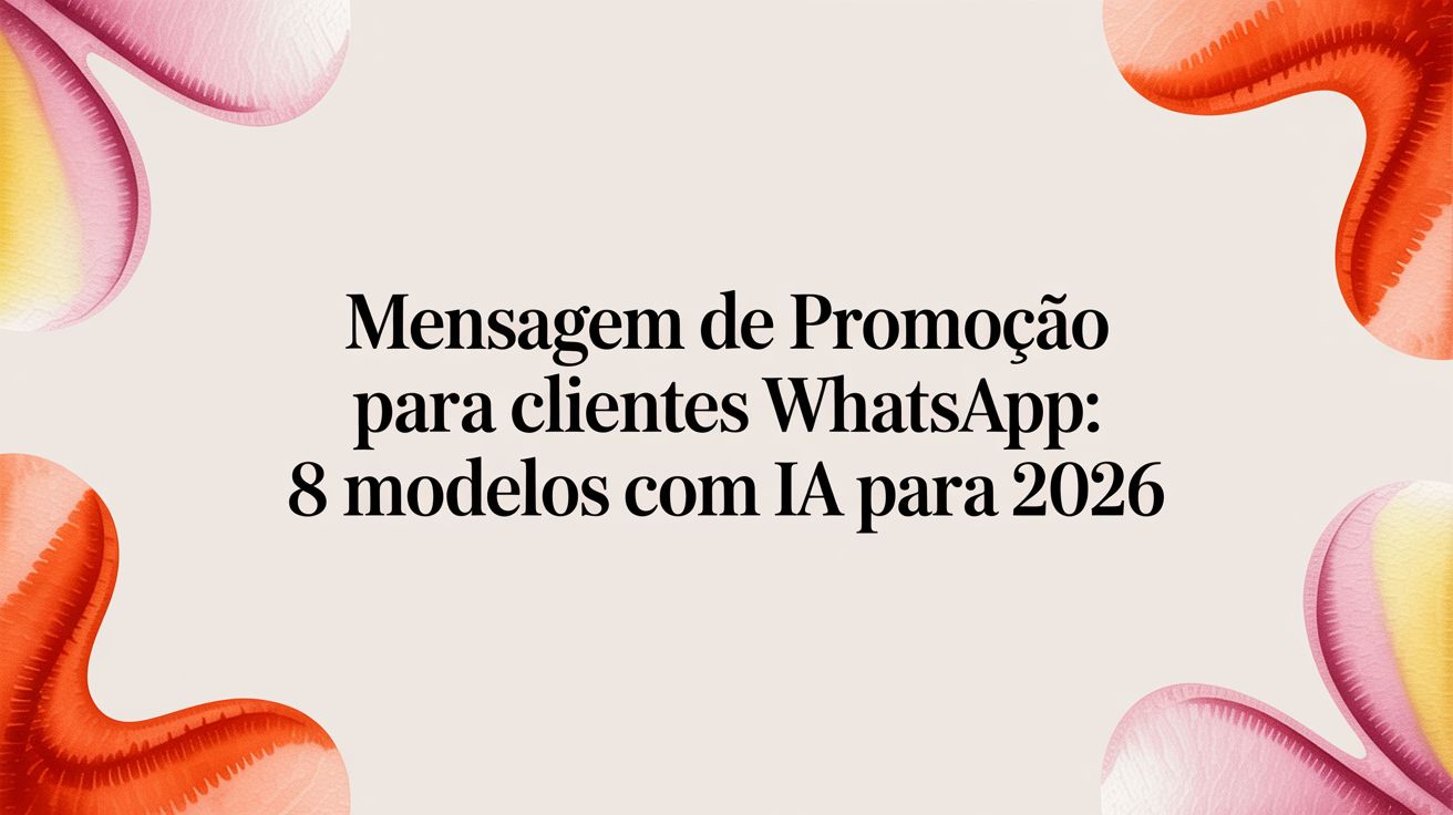 Promotion message for whatsapp customers article title