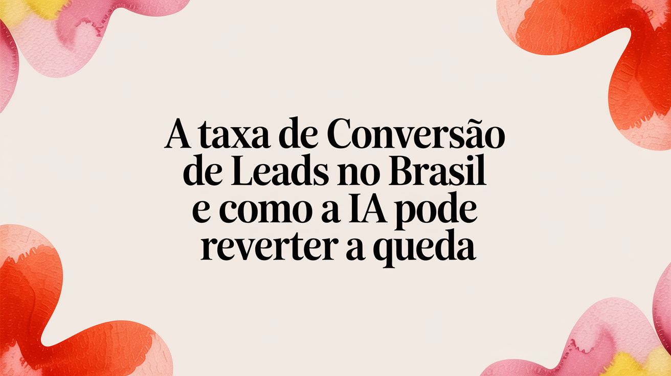 Lead conversion rate title card