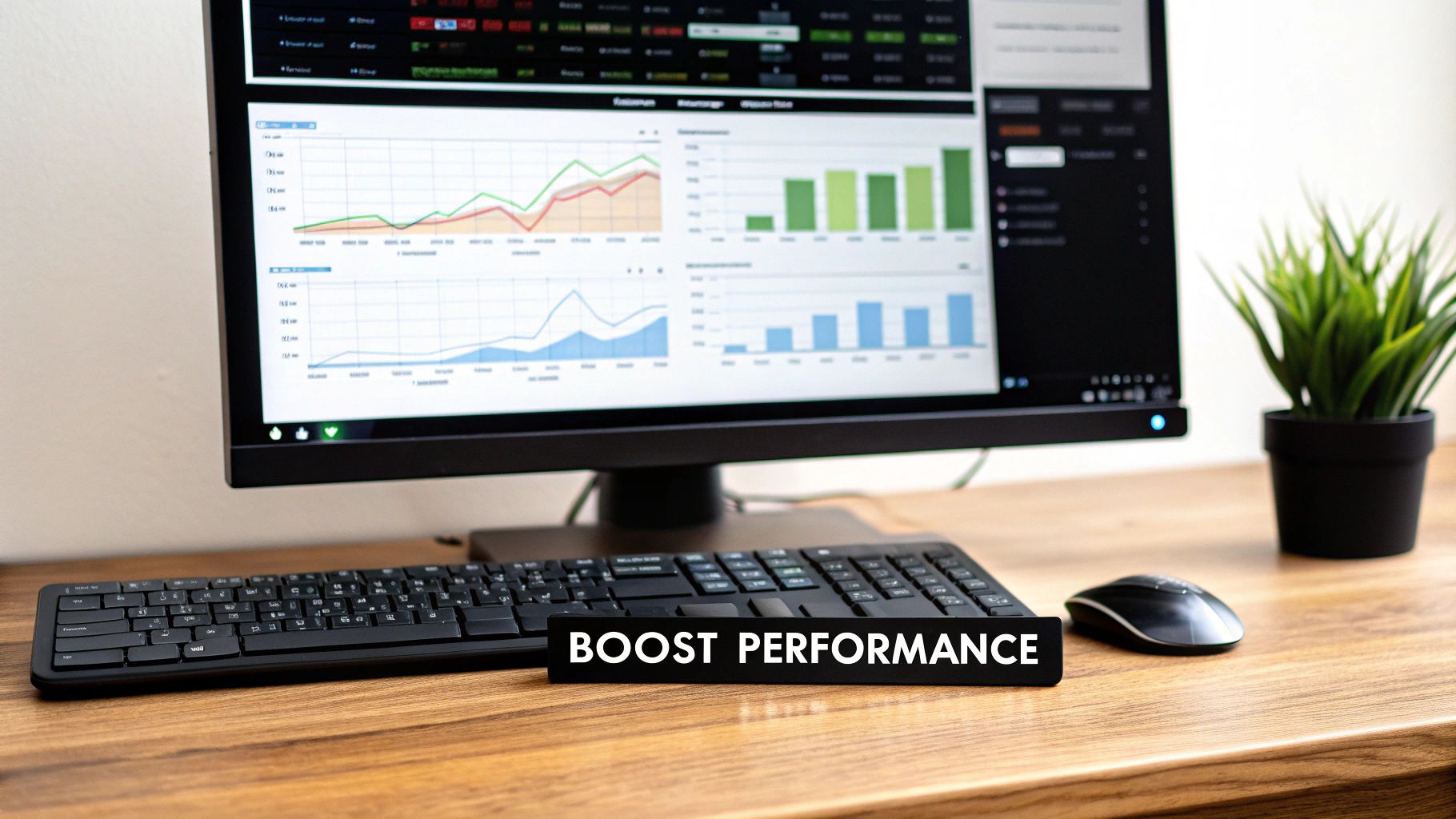 A detailed performance graph from Windows Task Manager showing CPU and memory usage over time, indicating system monitoring.