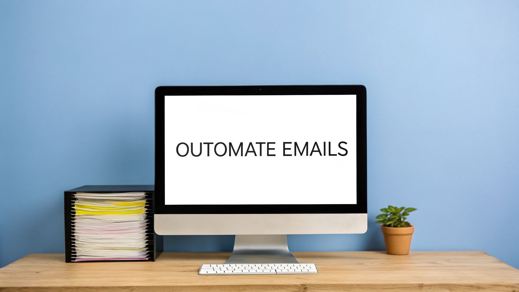 Automated calendar notifications on a laptop screen