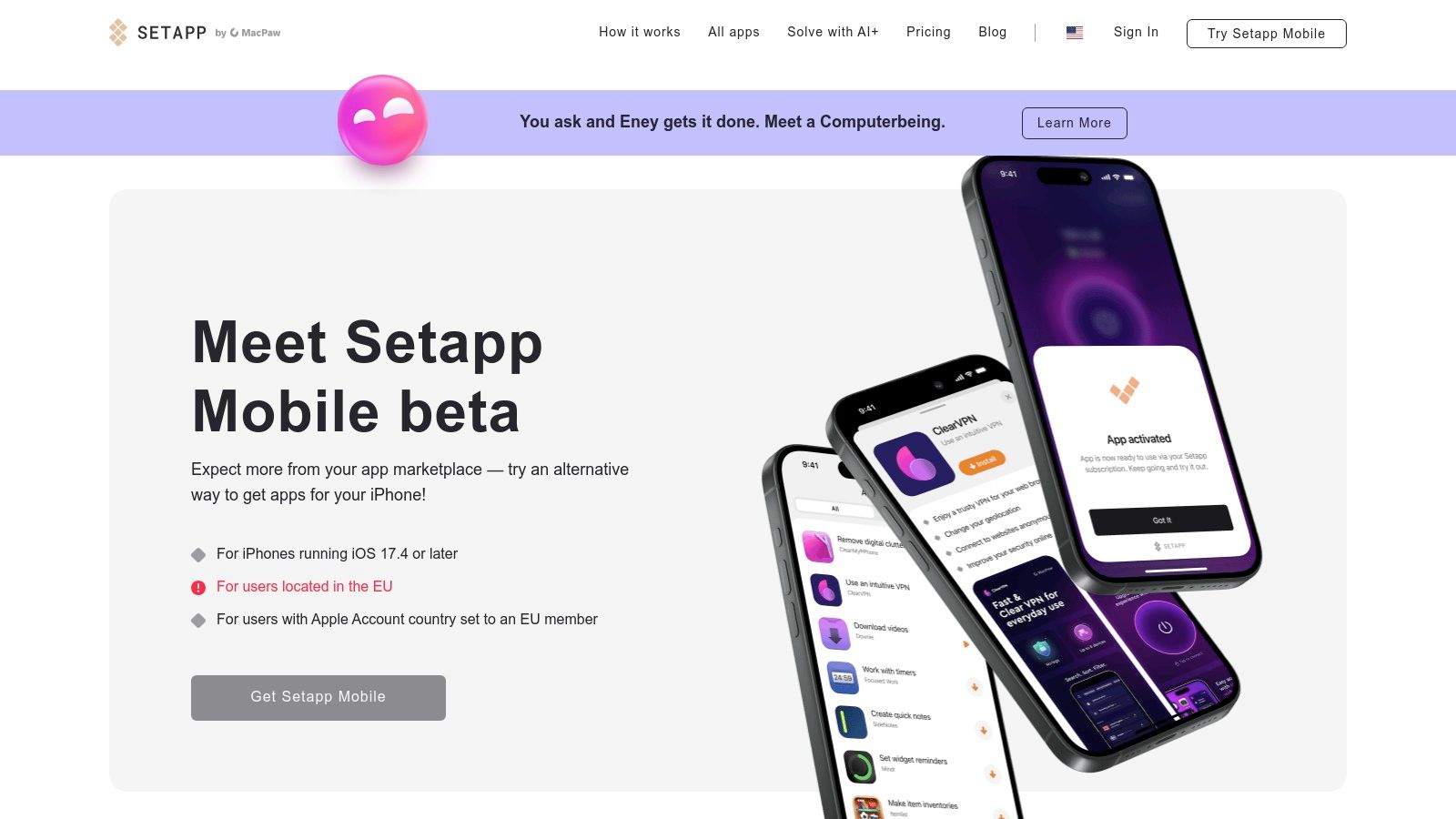 Setapp Mobile