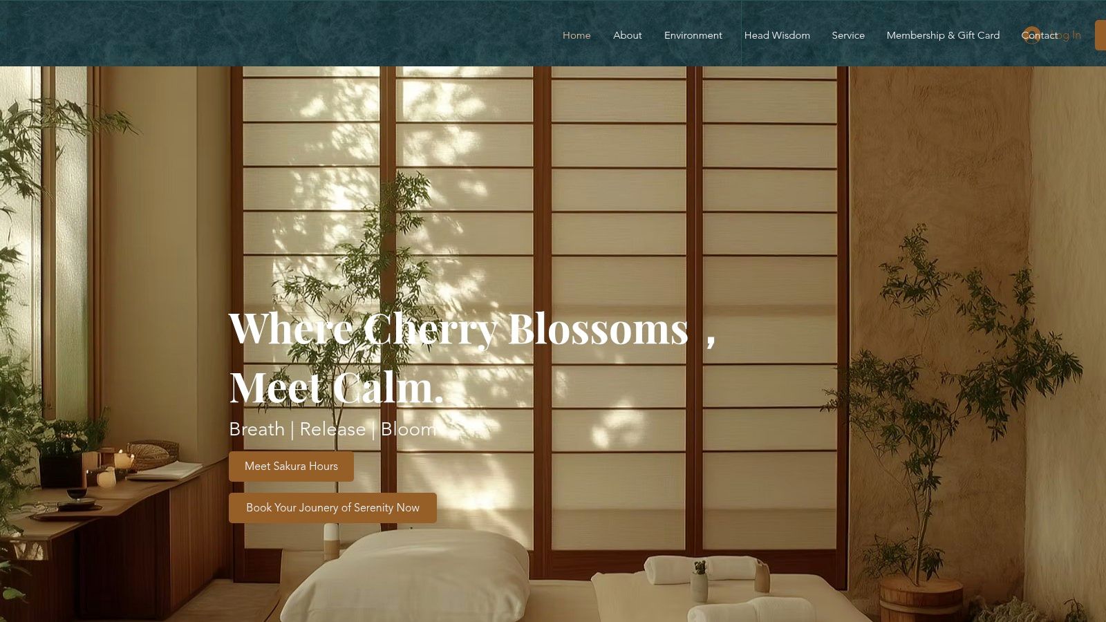 Sakura Hours Japanese Head Spa