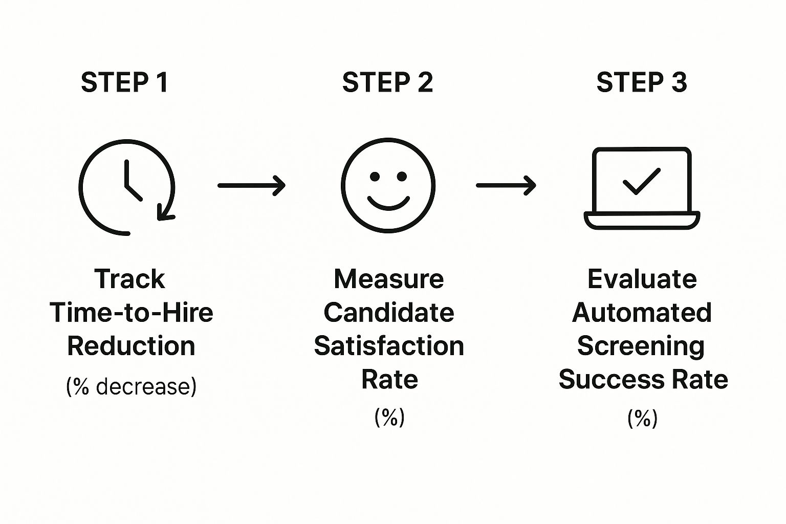 Infographic about recruitment chatbot