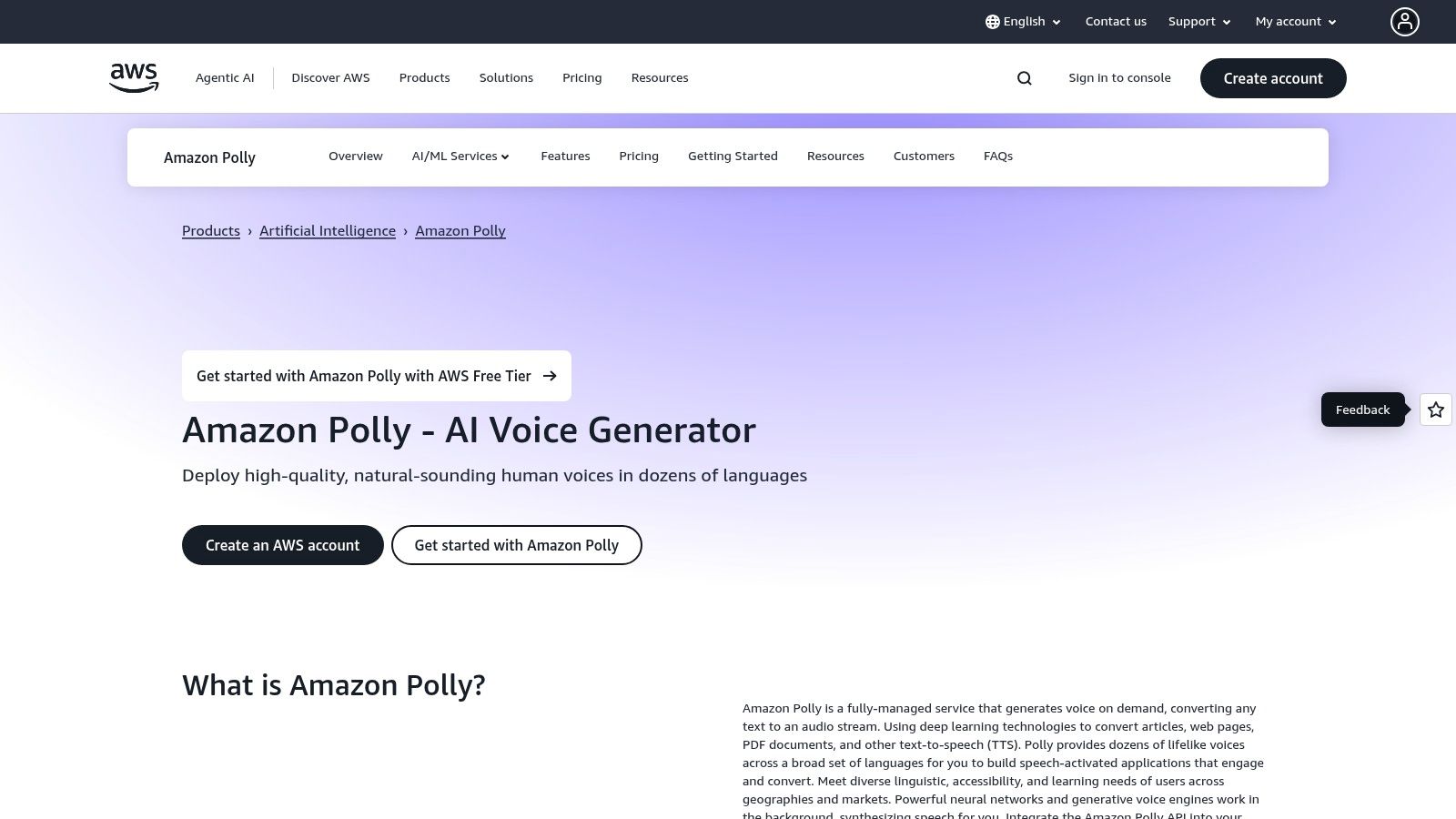 Amazon Polly (AWS)