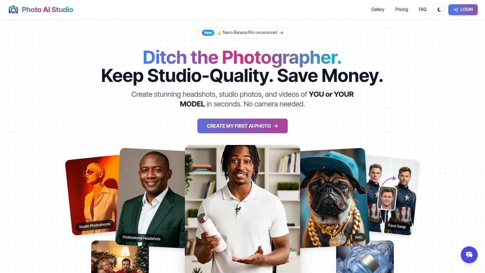 Photo AI Studio generating hyper-realistic images