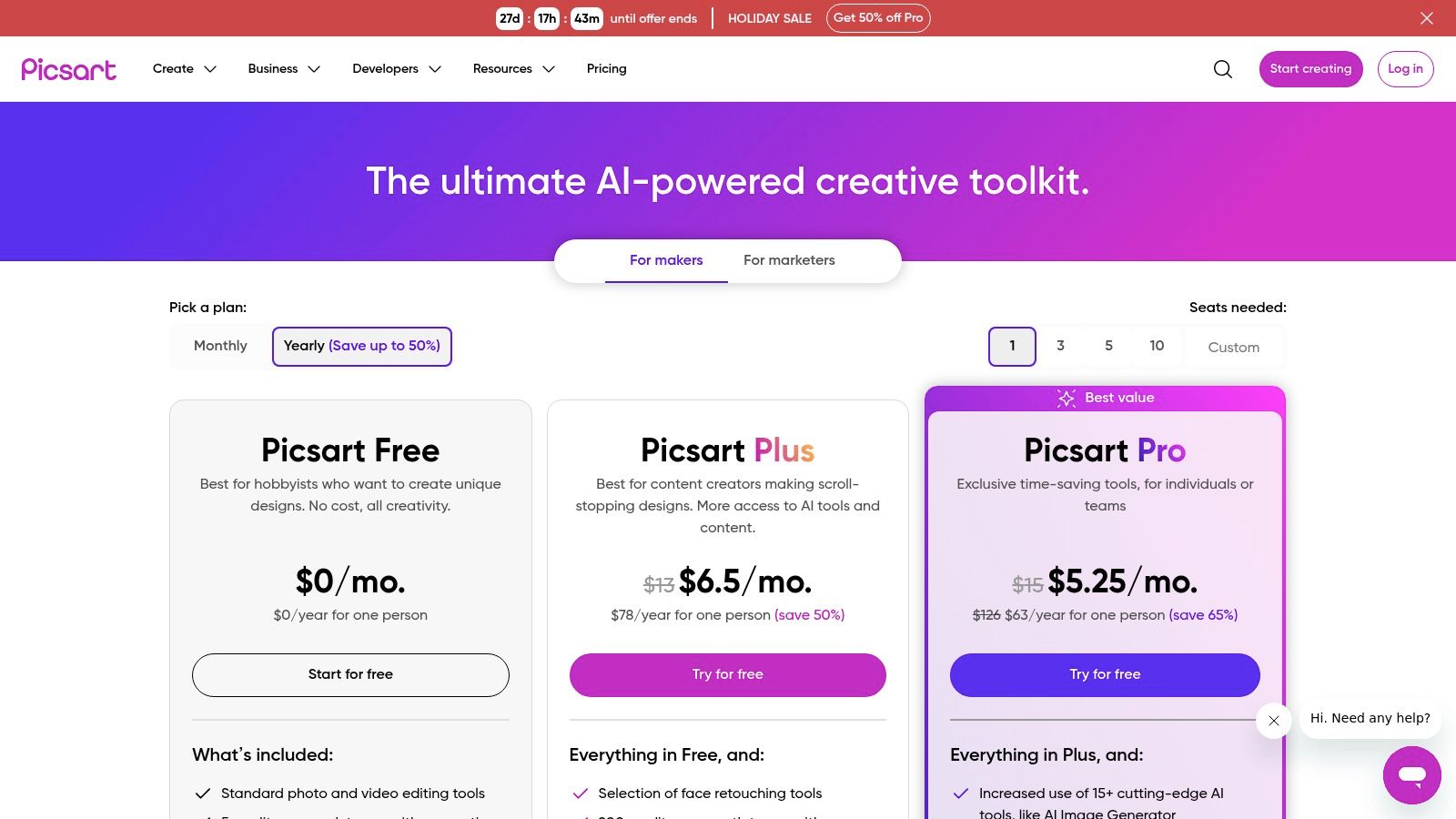 Picsart — AI Image Generator