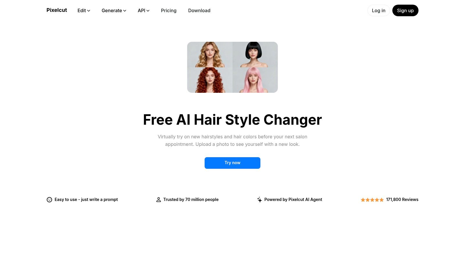Pixelcut – AI Hair Style Changer