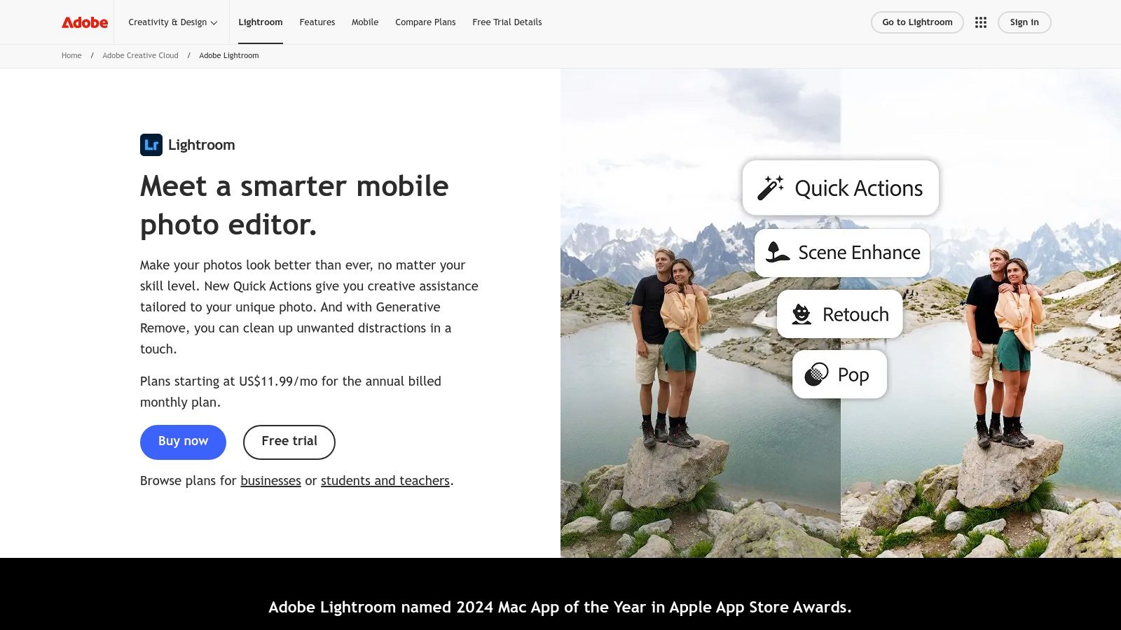 Adobe Lightroom (Classic + Cloud)