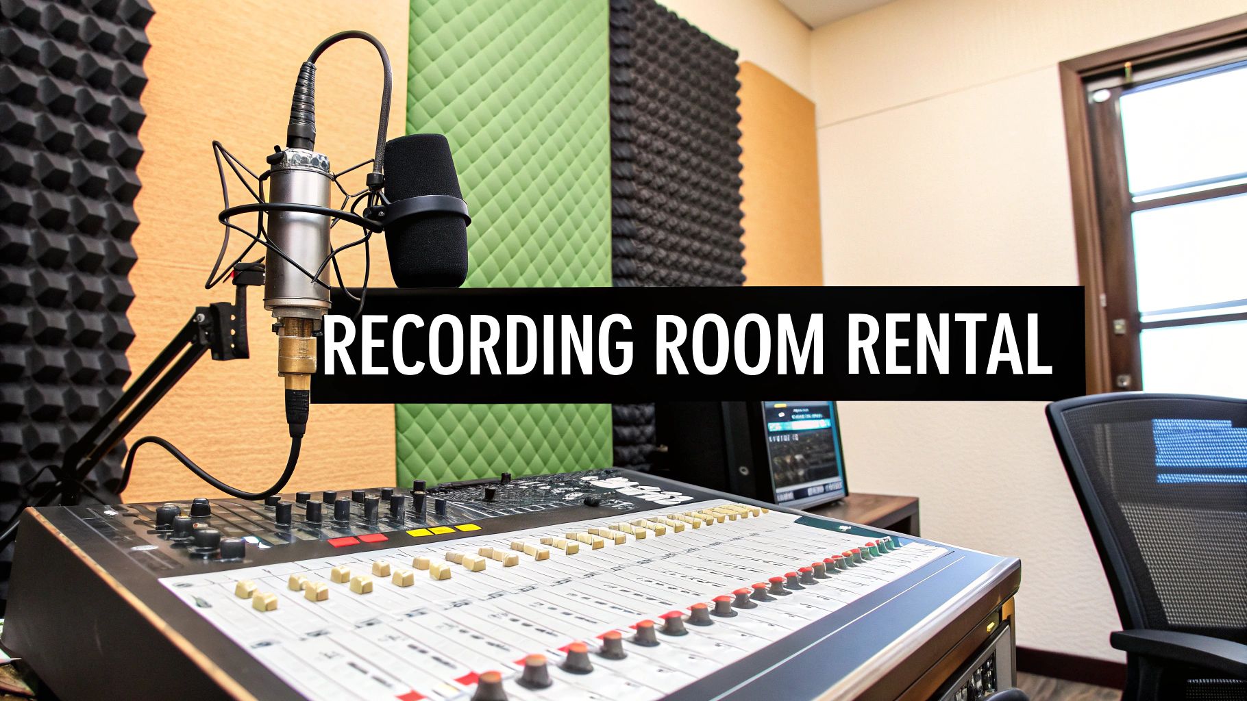 Your Guide to a Recording Room for Rent