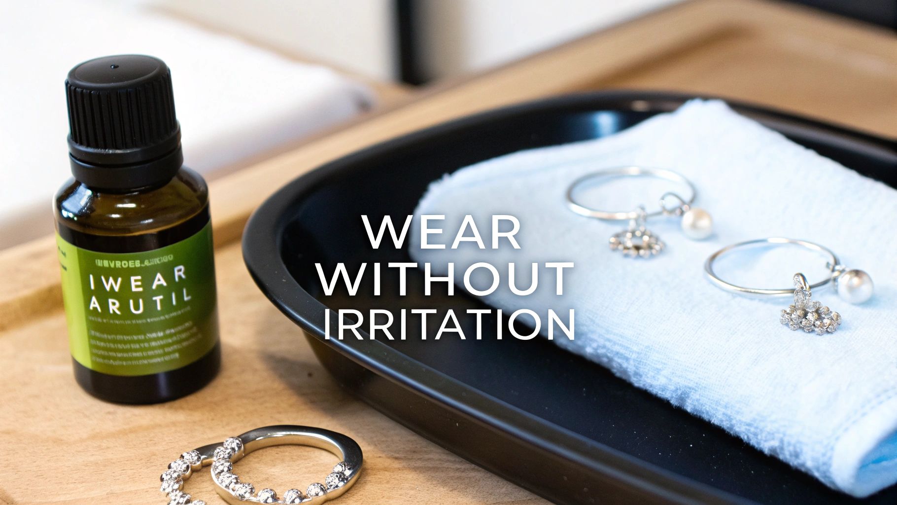 A woman wearing multiple Southwestern sterling silver rings and bracelets, showcasing how to wear jewelry without irritation.