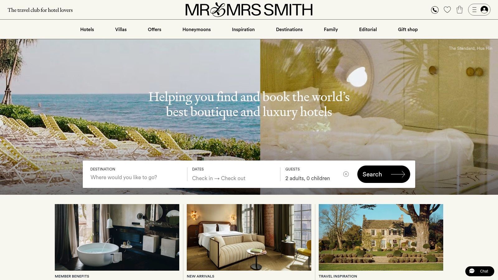 Mr & Mrs Smith: For the Stylish and Discerning Traveler
