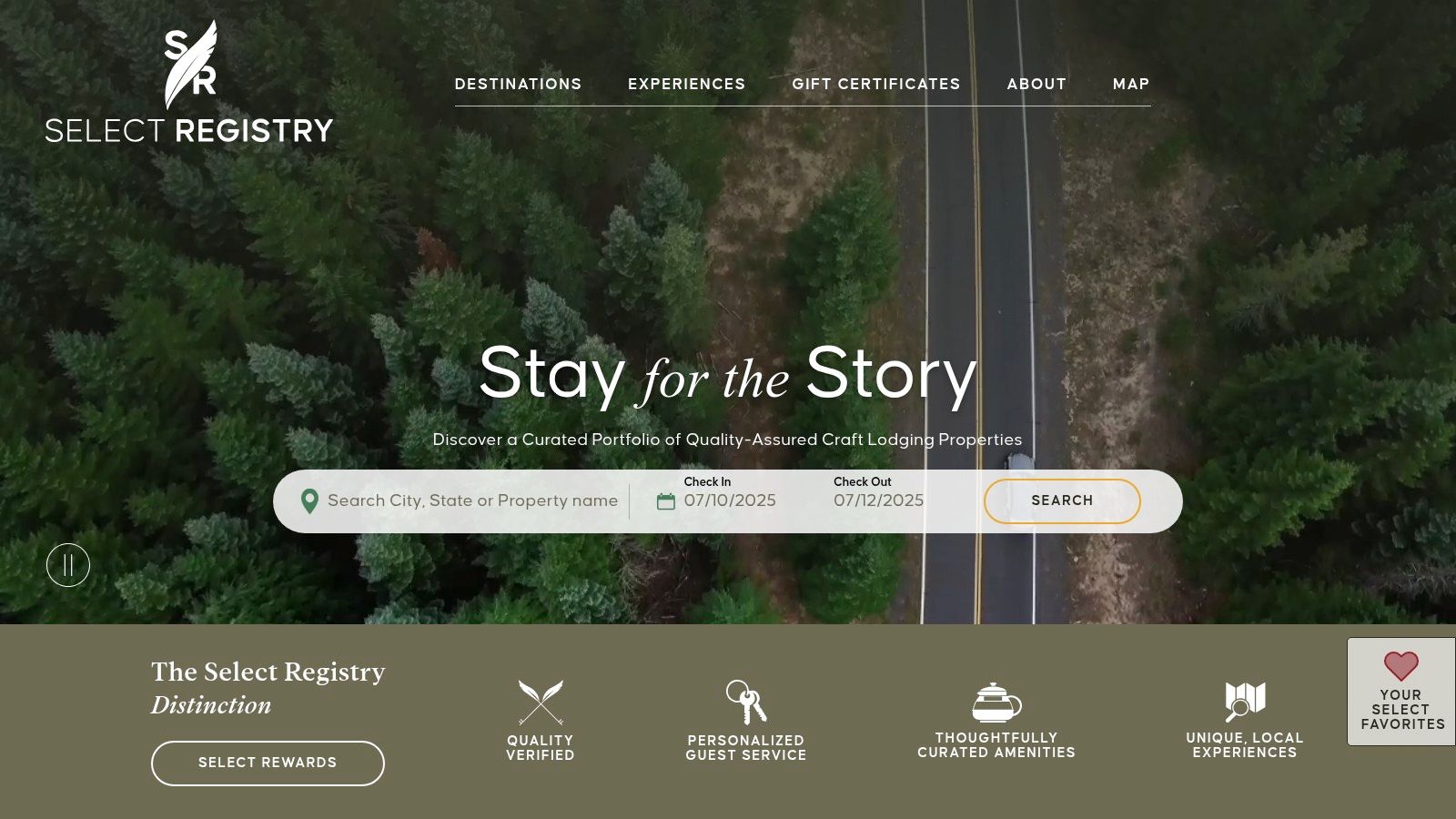 Select Registry: For Lovers of Historic Charm and Authenticity