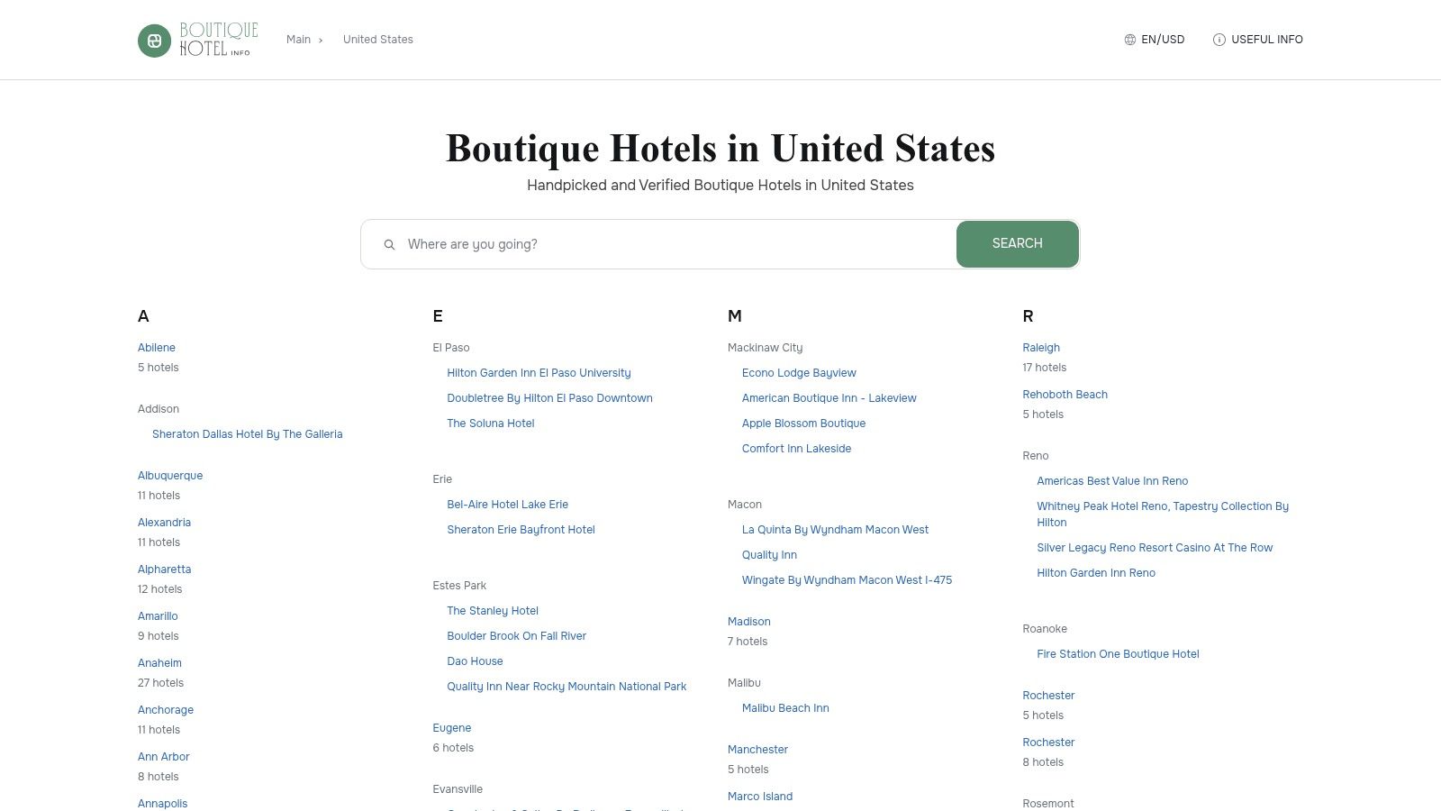 BoutiqueHotel.info: For the Dedicated Boutique Seeker