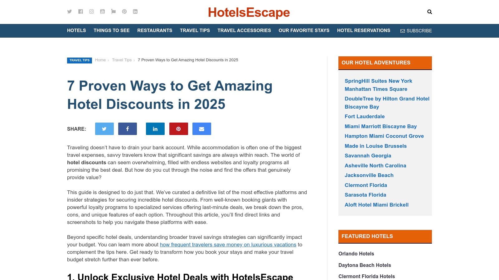 7 Proven Ways to Get Amazing Hotel Discounts in 2025