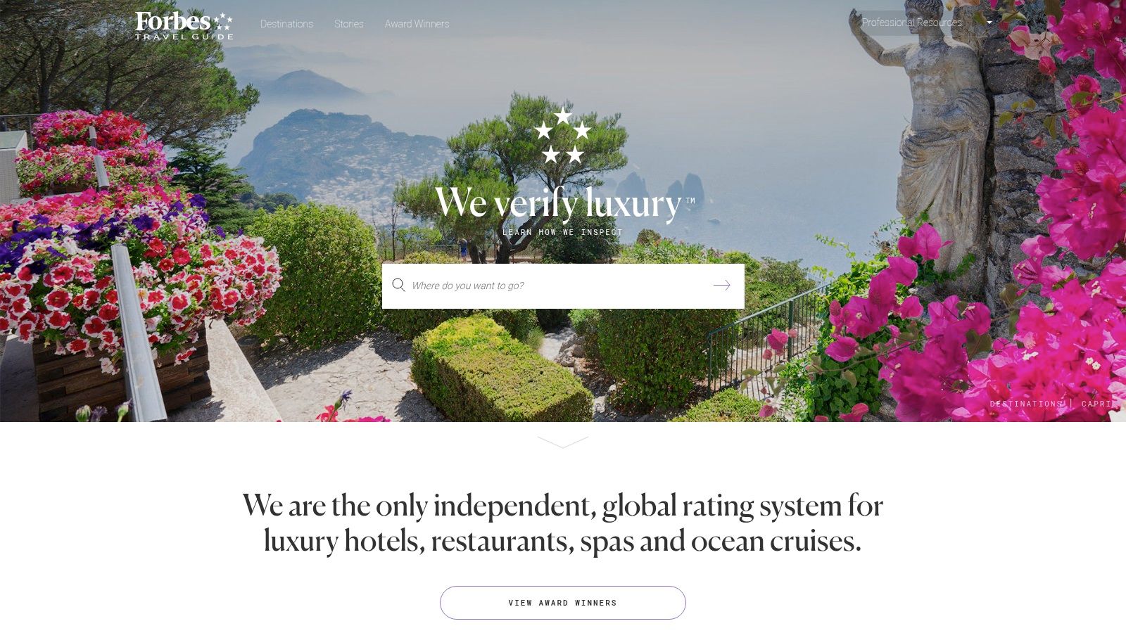 Forbes Travel Guide