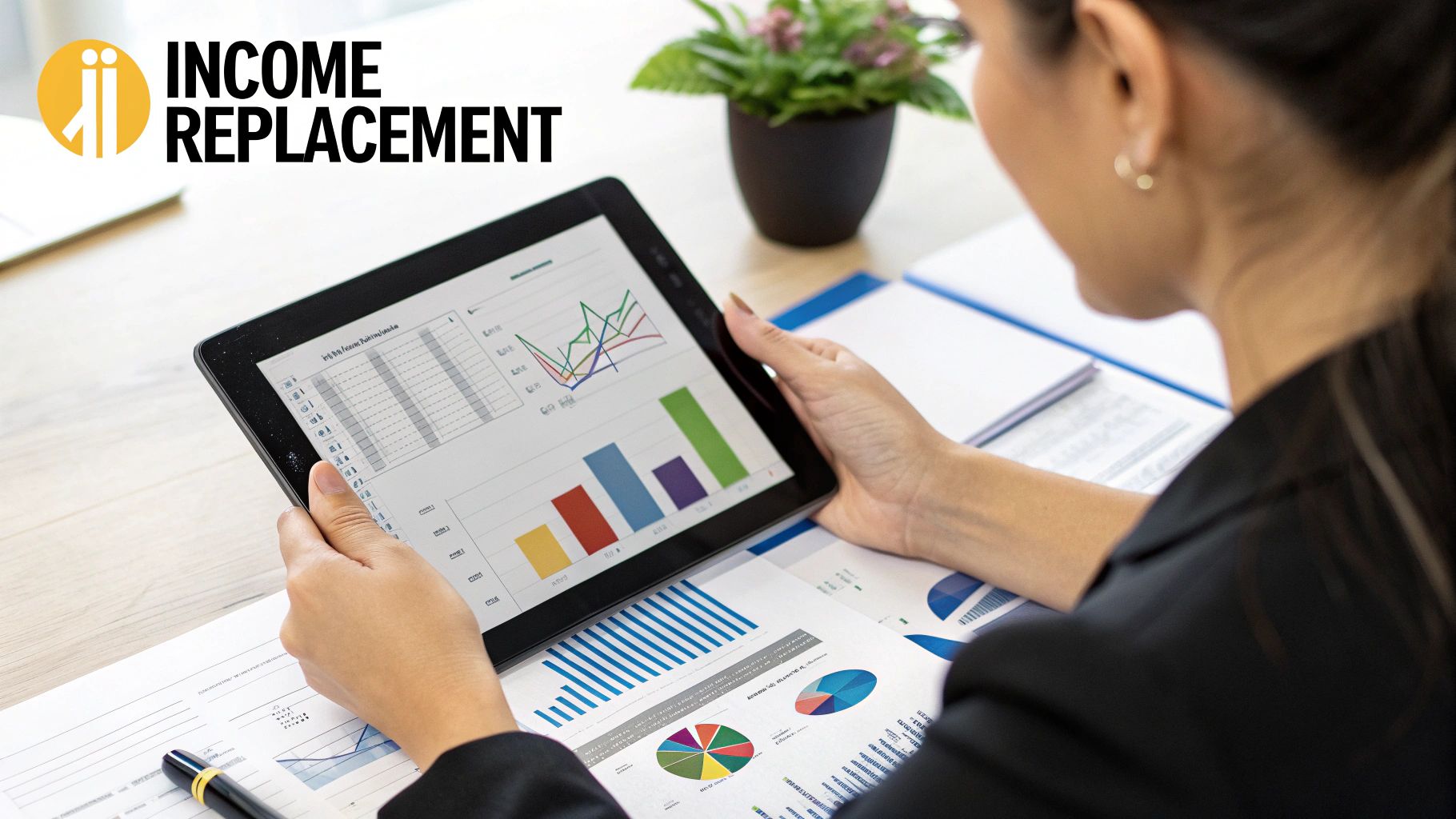 Calculating life insurance needs with the human life value approach.