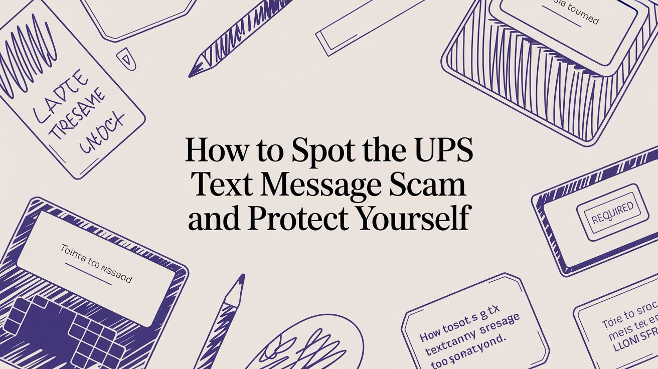 How to Spot the UPS Text Message Scam and Protect Yourself | Gini Help Blog