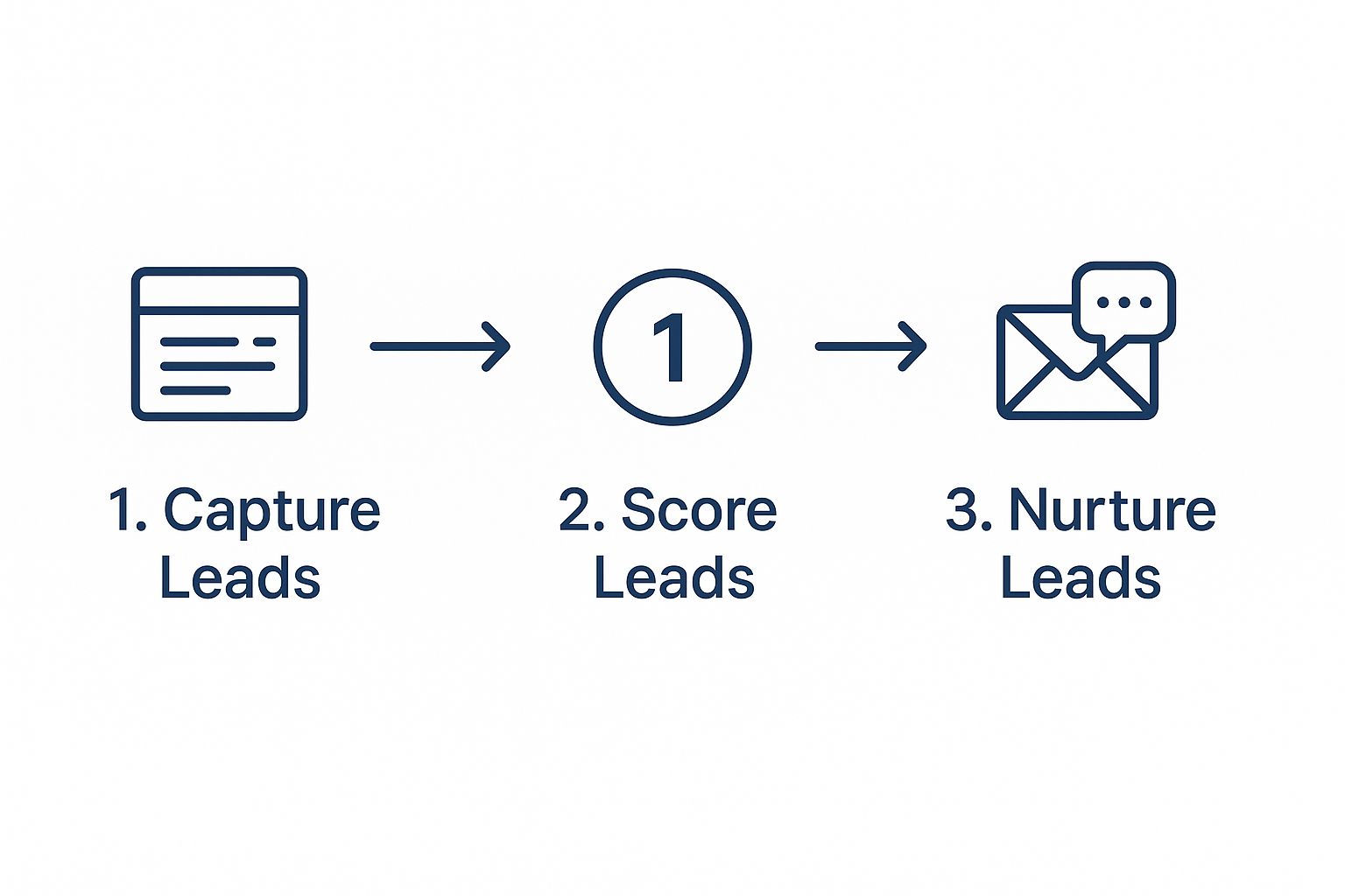 Infographic about lead generation dubai