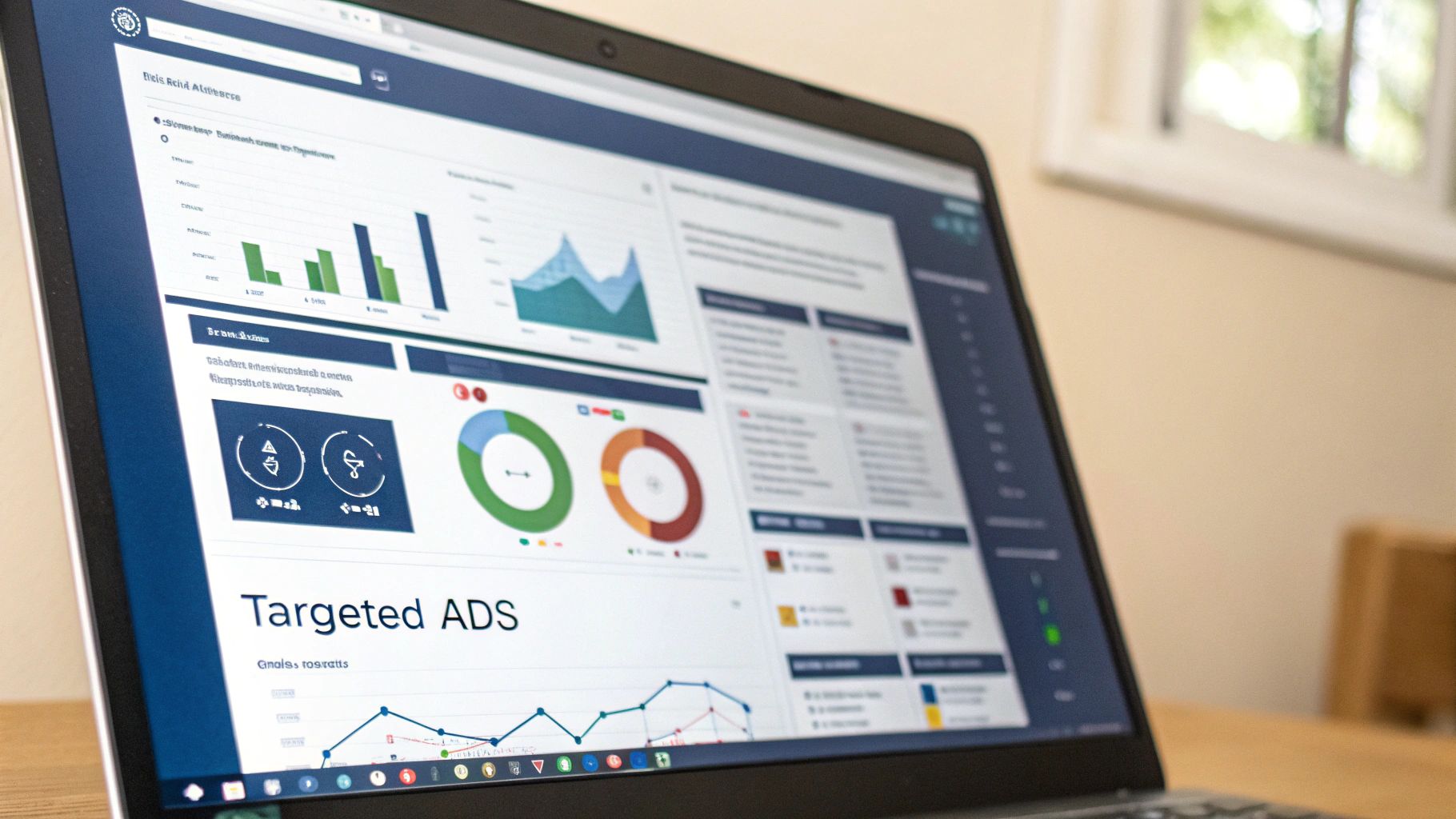 A close-up shot of a smartphone screen showing a visually appealing Instagram ad for a luxury Dubai property