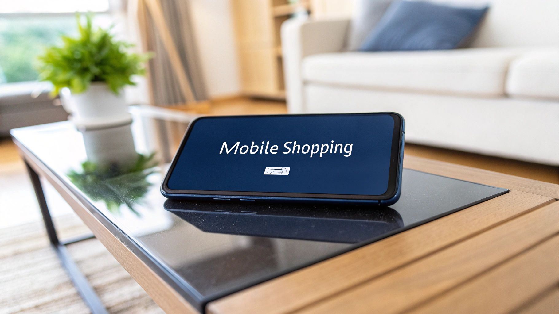 An ecommerce website design on a laptop and smartphone